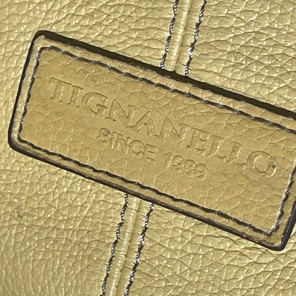 Tignanello Leather Yellow Crossbody purse - Picture 2 of 11